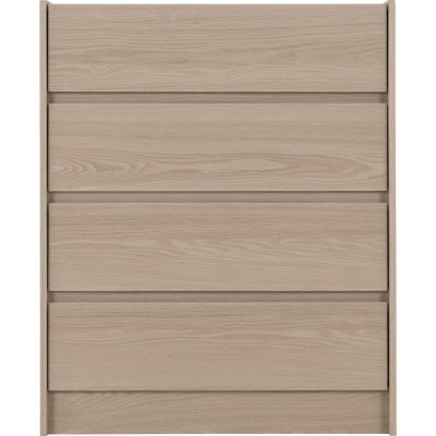 Paris 4 Drawer Chest - Smoked Ash Effect