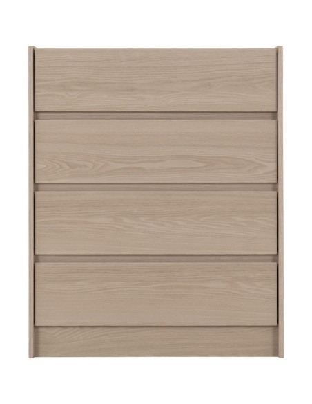Paris 4 Drawer Chest - Smoked Ash Effect