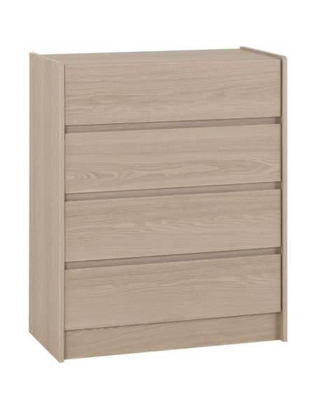 Paris 4 Drawer Chest - Smoked Ash Effect
