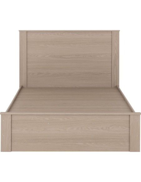 Paris 4FT6 Bedframe - Smoked Ash Effect