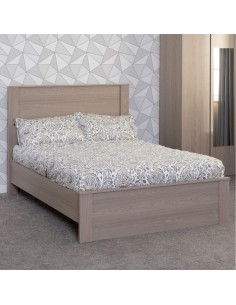 Paris 4FT6 Bedframe - Smoked Ash Effect