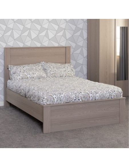 Paris 4FT6 Bedframe - Smoked Ash Effect