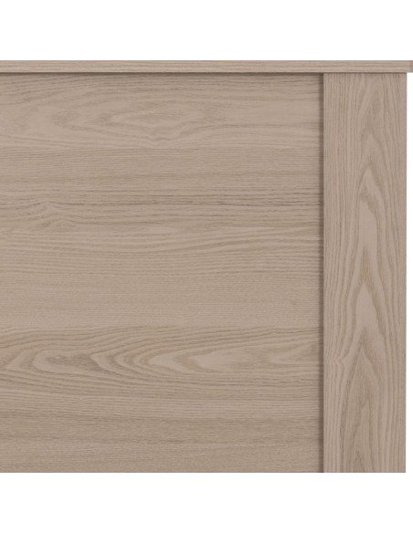 Paris 4FT6 Bedframe - Smoked Ash Effect