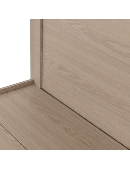 Paris 4FT6 Bedframe - Smoked Ash Effect