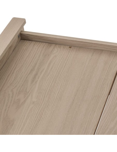 Paris 4FT6 Bedframe - Smoked Ash Effect