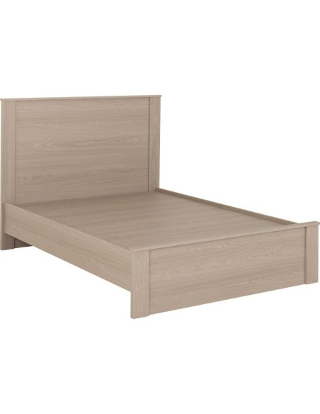 Paris 4FT6 Bedframe - Smoked Ash Effect