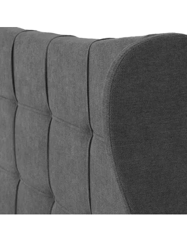 Verona 4FT6 Ottoman Bed - Grey Fabric