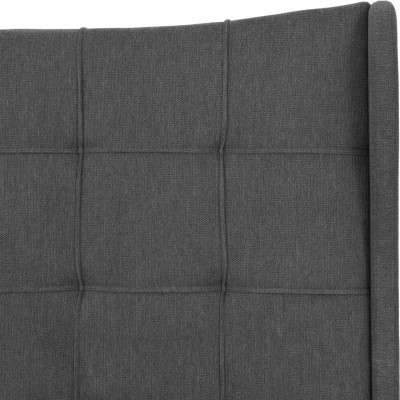 Verona 4FT6 Ottoman Bed - Grey Fabric