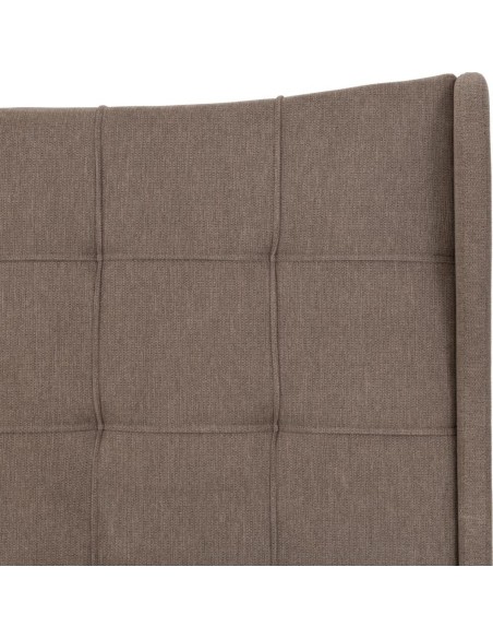 Verona 4FT6 Bed - Brown Fabric