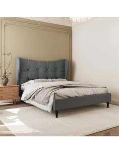 Verona 5FT Bed - Grey Fabric 2
