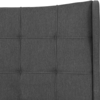 Verona 5FT Bed - Grey Fabric