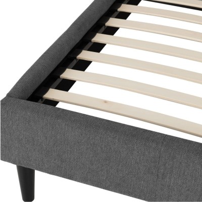 Verona 5FT Bed - Grey Fabric