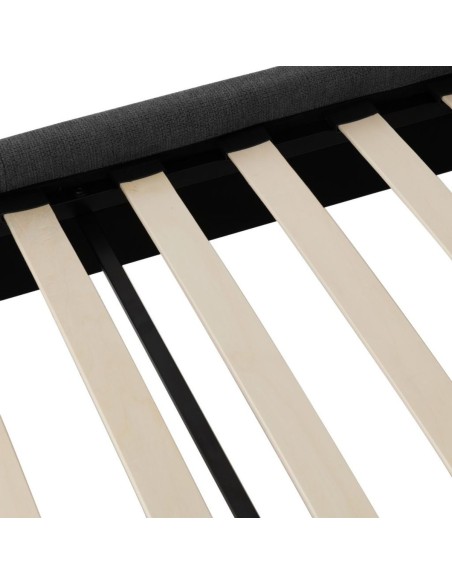 Verona 5FT Bed - Grey Fabric