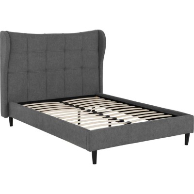 Verona 5FT Bed - Grey Fabric