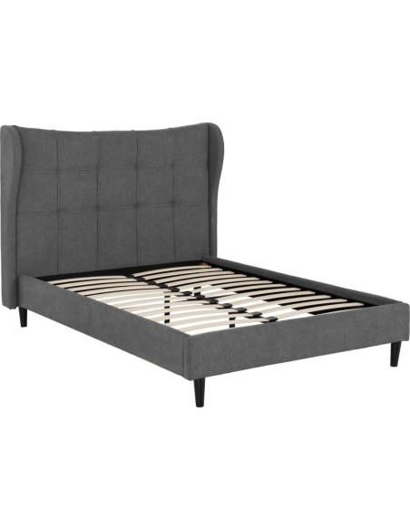 Verona 5FT Bed - Grey Fabric