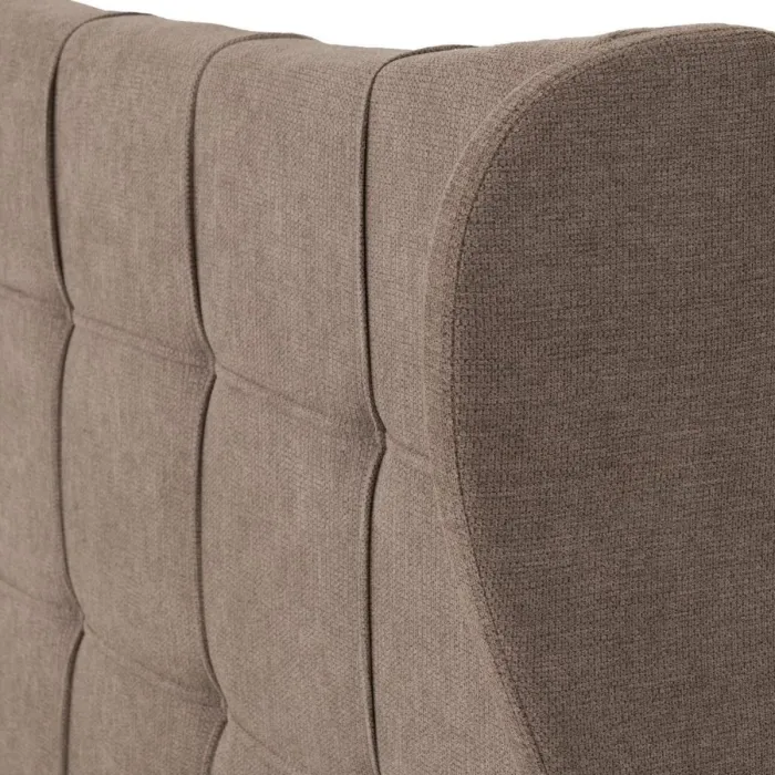 Verona 5FT Bed - Brown Fabric