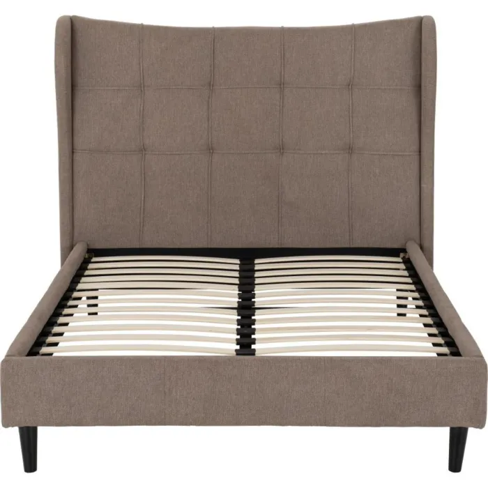 Verona 5FT Bed - Brown Fabric