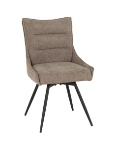 Lewis Swivel Dining Chair - Fawn Fabric 2