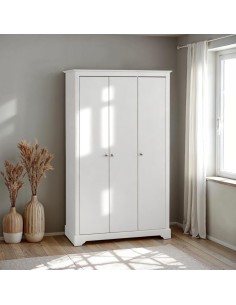 Stratford 3 Door Wardrobe - White