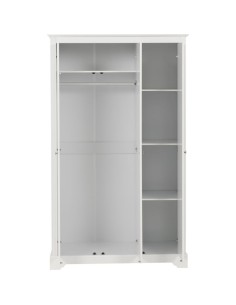 Stratford 3 Door Wardrobe - White 2