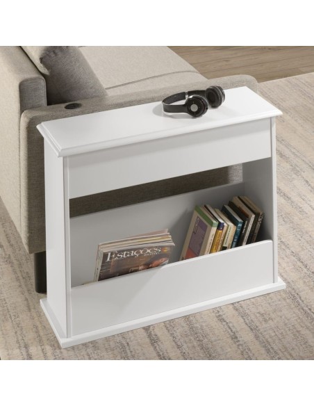 Stratford Sofa End Table - White