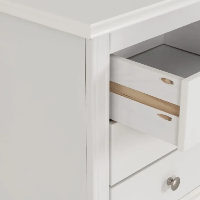 Stratford 3 Drawer Bedside Locker - White