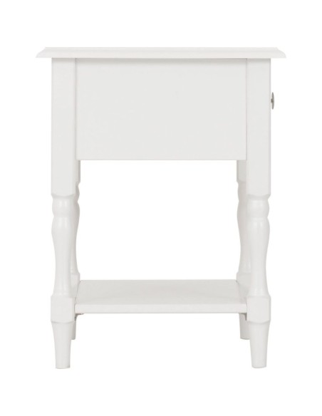 Stratford 1 Drawer Side Table - White