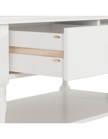 Stratford 2 Drawer Coffee Table - White