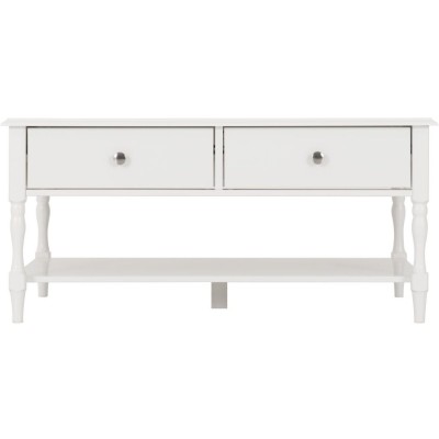 Stratford 2 Drawer Coffee Table - White