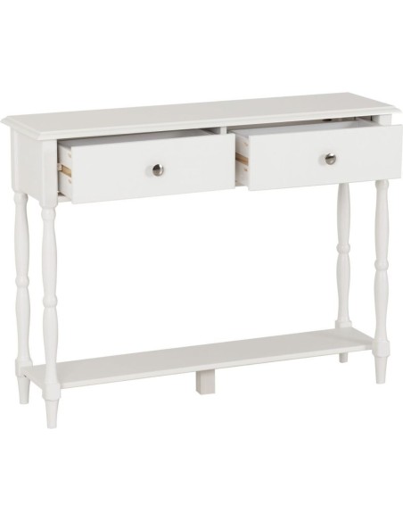 Stratford 2 Drawer Console Table - White