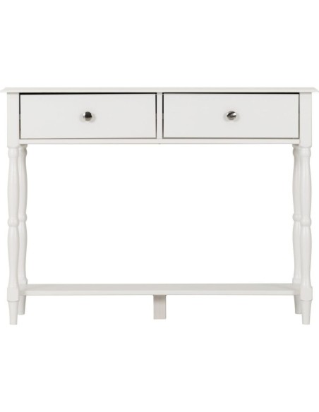 Stratford 2 Drawer Console Table - White