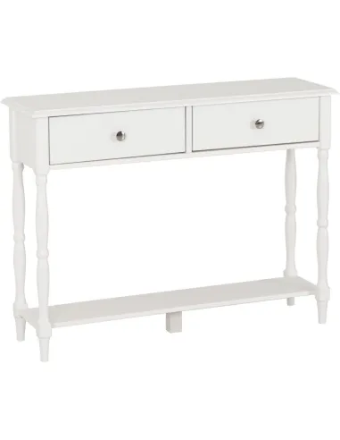 Stratford 2 Drawer Console Table - White