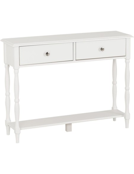 Stratford 2 Drawer Console Table - White