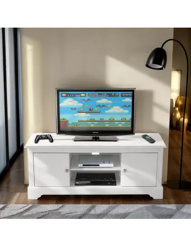 Stratford 2 Door TV Unit - White