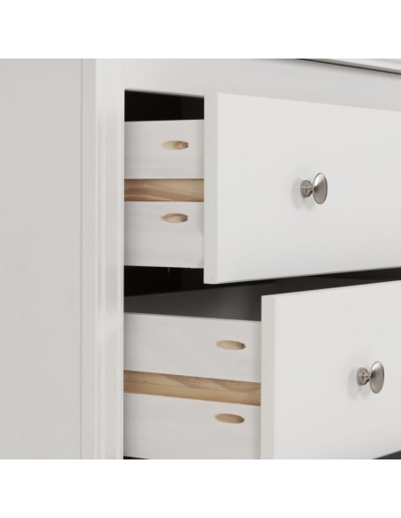 Stratford 3 Drawer Chest - White