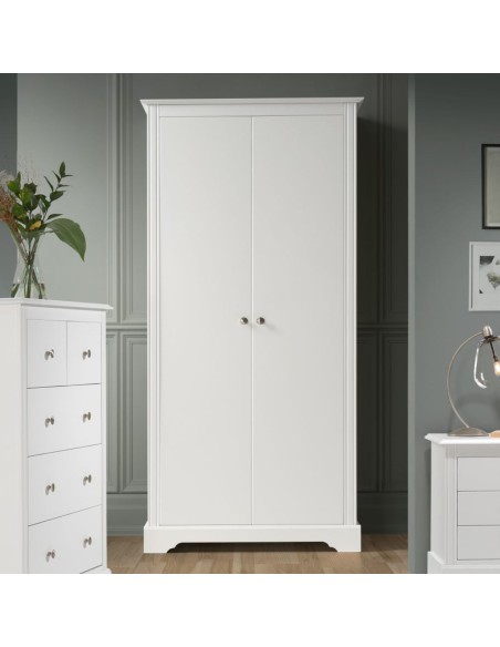 Stratford 2 Door Wardrobe - White