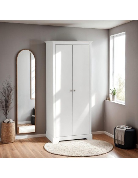 Stratford 2 Door Wardrobe - White
