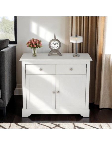 Stratford 2 Door 2 Drawer Sideboard - White
