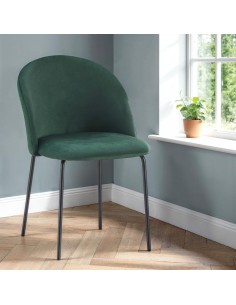 Boston Dining Chair - Emerald Green Velvet