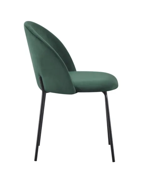 Boston Dining Chair - Emerald Green Velvet