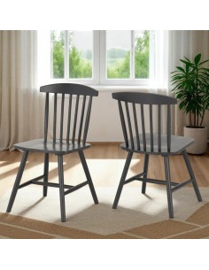 Emery Dining Chair - Dark Grey