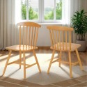Emery Dining Chair - Natural Oak Effect