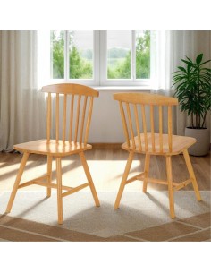 Emery Dining Chair - Natural Oak Effect