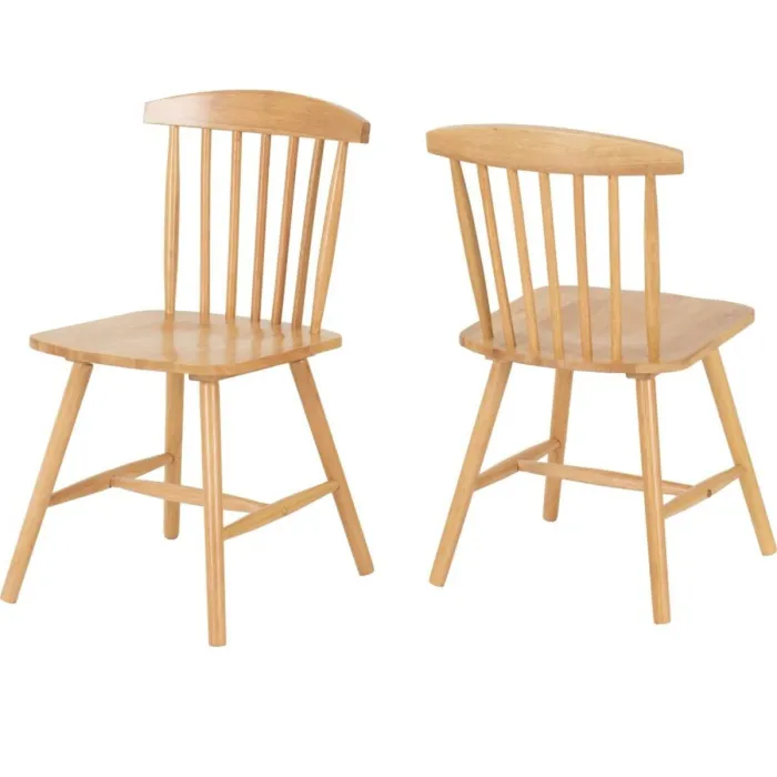 Emery Dining Chair - Natural Oak Effect