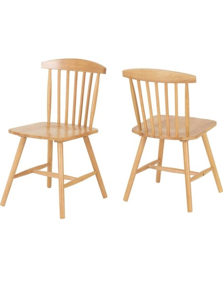 Emery Extending Dining Set (x4 Chairs) - Natural Oak Effect