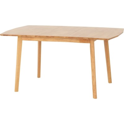 Emery Extending Dining Set (x4 Chairs) - Natural Oak Effect