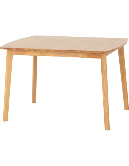 Emery Extending Dining Set (x6 Chairs) - Natural Oak Effect