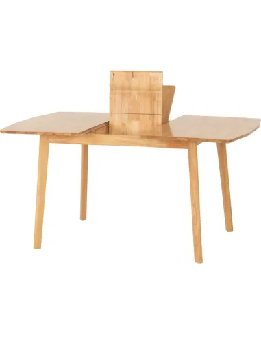 Emery Extending Dining Set (x6 Chairs) - Natural Oak Effect