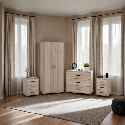 Oliver Bedroom Set - Light Oak Effect