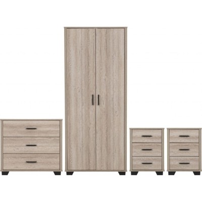 Oliver Bedroom Set - Light Oak Effect
